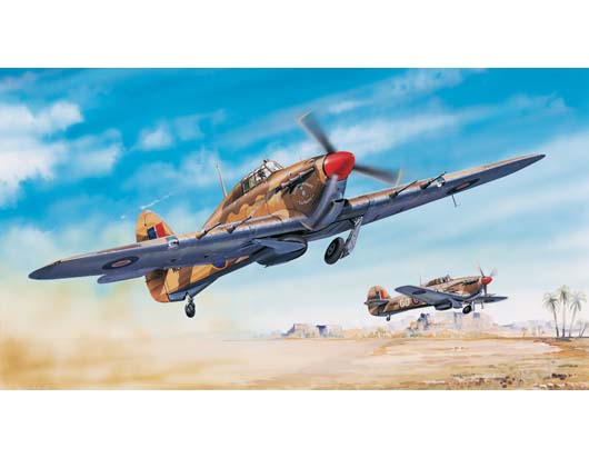 Trumpeter 1/24 "Hurricane" MK.II C/TROP - Click Image to Close