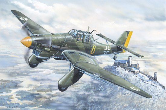 Trumpeter 1/24 Junkers Ju-87A Stuka - Click Image to Close