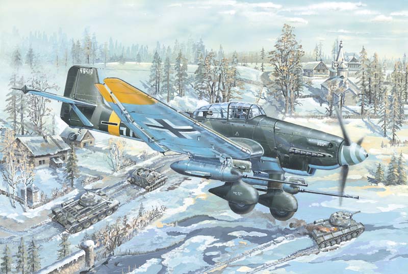 Trumpeter 1/24 Junkers Ju-87G-2 Stuka - Click Image to Close