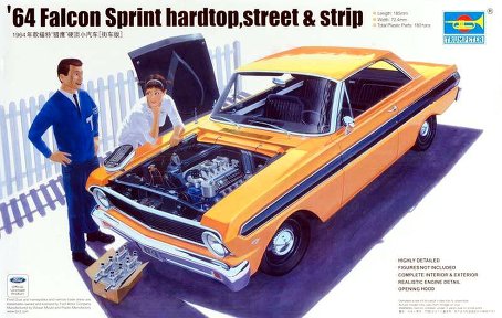 Trumpeter 1/25 1964 Sprint hardtop,[street & strip]