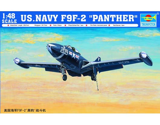Trumpeter 1/48 US.NAVY F9F-2 "PANTHER"