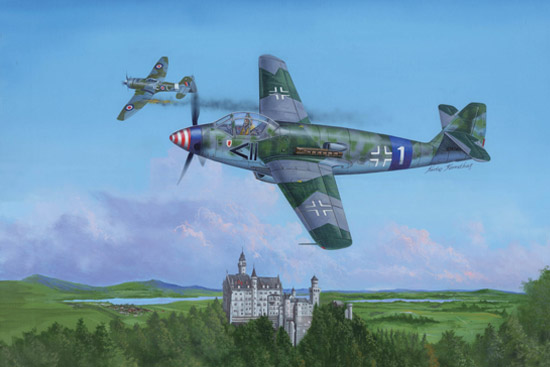 Trumpeter 1/48 German Messerschmitt Me509 Fighter - Click Image to Close