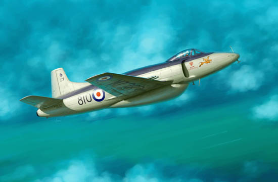 Trumpeter 1/48 Supermarine Attacker FB.2 Fighter