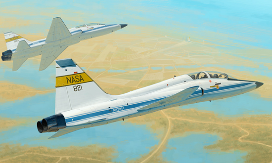 Trumpeter 1/48 US T-38C Talon (NASA) - Click Image to Close