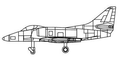 Trumpter 1/700 A-4C Sky Shawk