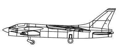 Trumpter 1/700 F-8 Crusader