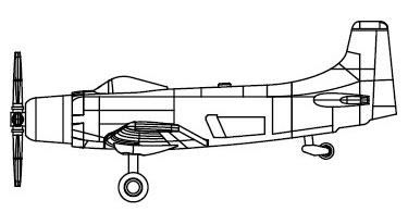 Trumpter 1/700 A-1 Skyraider