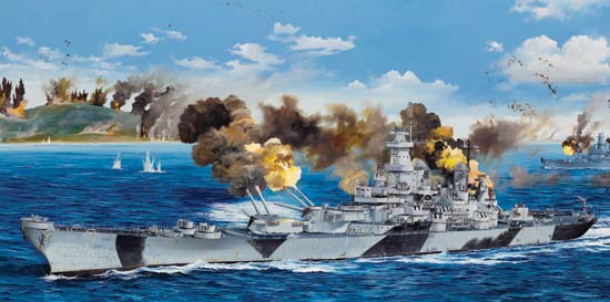 Trumpeter 1/200 USS Iowa BB-61 - Click Image to Close