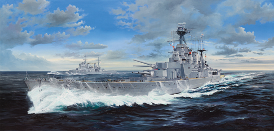 Trumpeter 1/200 HMS Hood - Click Image to Close