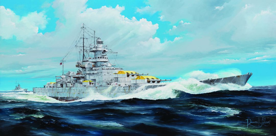 Trumpeter German Gneisenau Battleship 1/200 scale