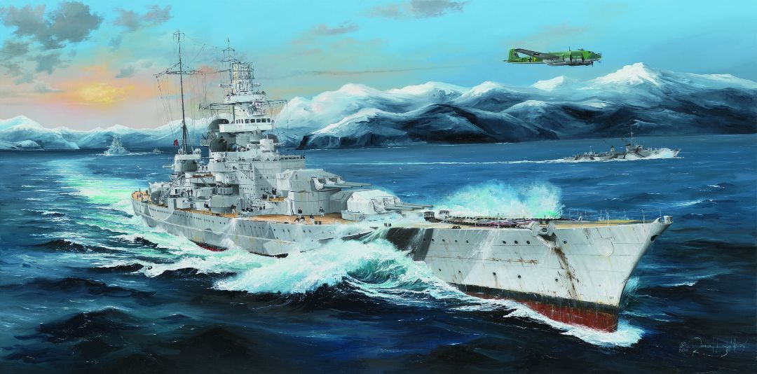 Trumpeter 1/200 German Scharnhorst Battleship - Click Image to Close