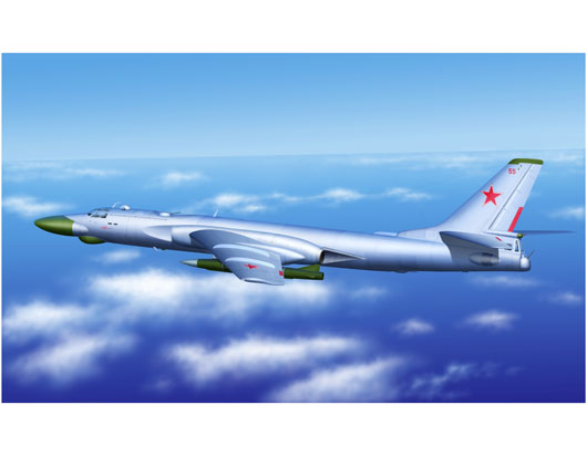 Trumpeter 1/144 Tu-16k-10 Badger C - Click Image to Close