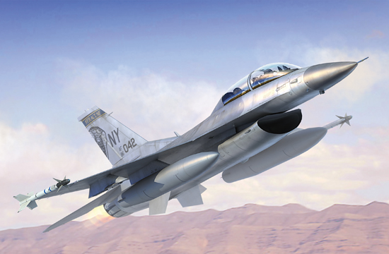 Trumpeter 1/144 F-16B/D Fighting Falcon Block15/30/32 - Click Image to Close
