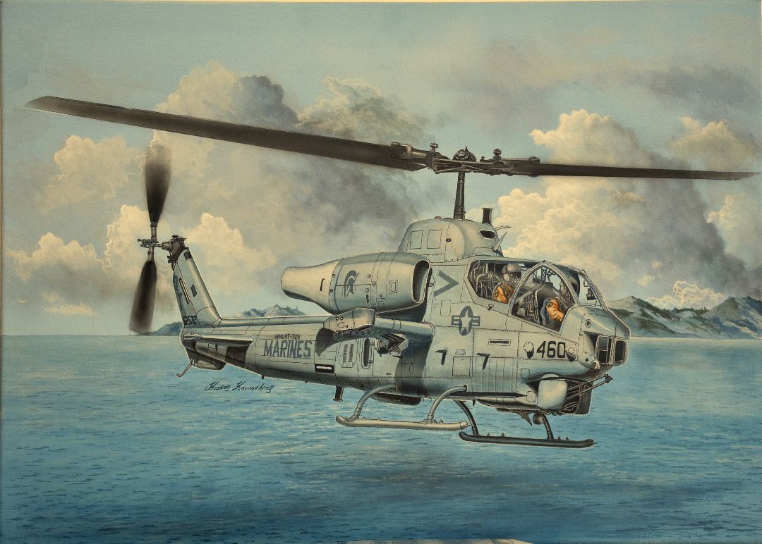 Trumpeter 1/35 AH-1W Super Cobra (Turned Exhaust)