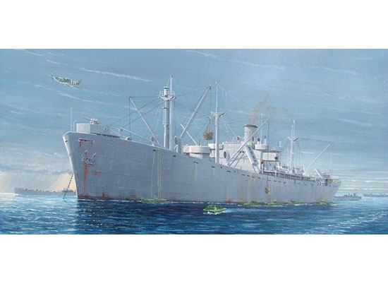 Trumpeter 1/350 WW2 Liberty Ship S.S. Jeremiah O'Brien