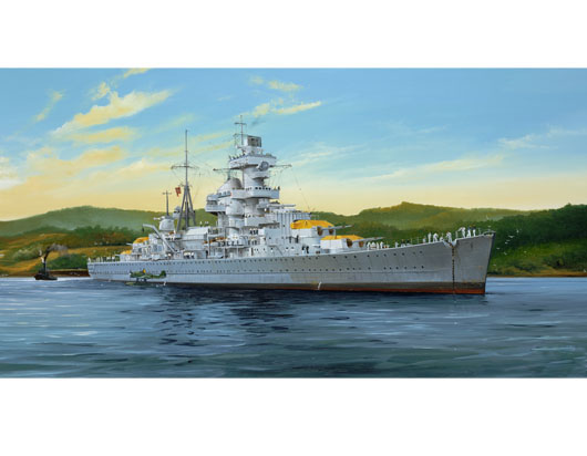 Trumpeter 1/350 German Cruiser Admiral Hipper 1941