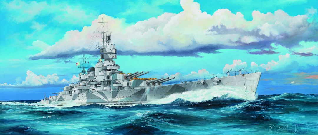 Trumpeter 1/350 Italian Navy Battleship RN Vittorio Veneto 1940