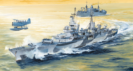 Trumpeter 1/350 USS Indianapolis CA-35 1944