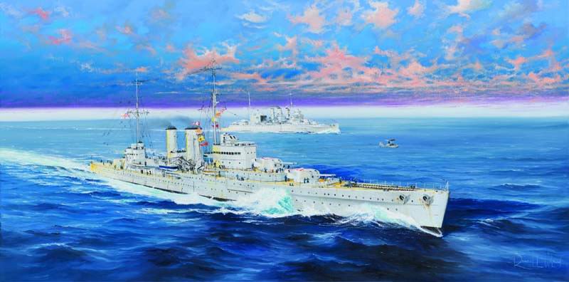 Trumpeter 1/350 HMS Exeter - Click Image to Close