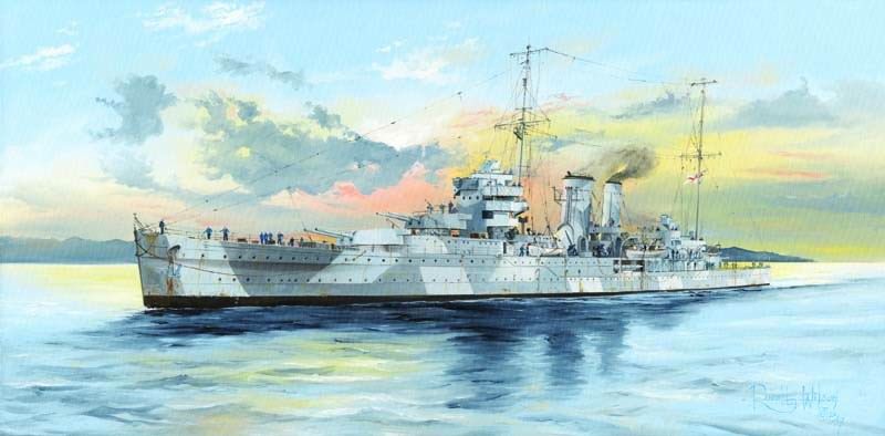 Trumpeter 1/350 HMS York - Click Image to Close