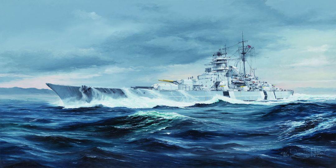 Trumpeter 1/350 German Bismarck Battleship - Click Image to Close