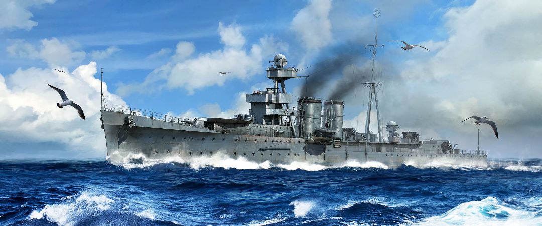 Trumpeter 1/350 HMS Calcutta - Click Image to Close