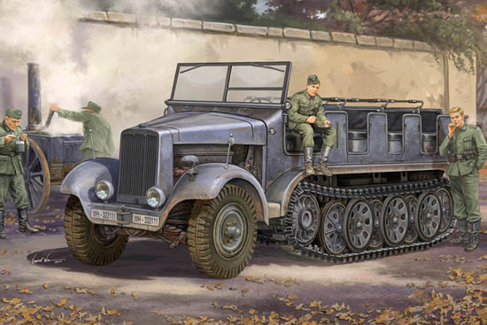 Trumpeter 1/35 German Sd.Kfz.6 Halbkettenzugmaschine Pionierausf