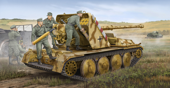 Trumpeter 1/35 German 8.8cm PAK-43 Waffentrager Self Propelled G