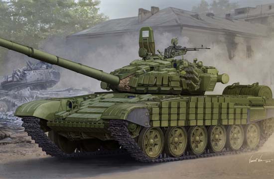 Trumpeter 1/35 Russian T-72B/B1 MBT (w/kontakt-1 reactive armor)