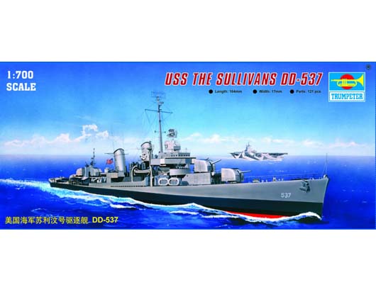 Trumpeter 1/700 USS THE SULLIVANS DD-537