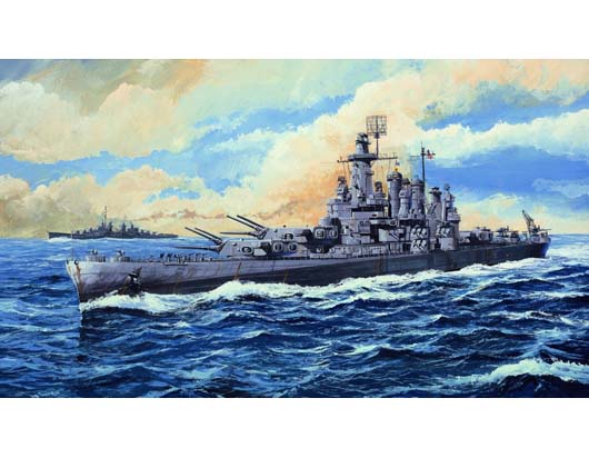 Trumpeter 1/700 USS WASHINGTON BB-56 - Click Image to Close