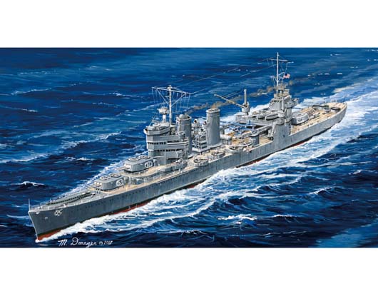 Trumpeter 1/700 USS Astoria CA-34 1942 - Click Image to Close