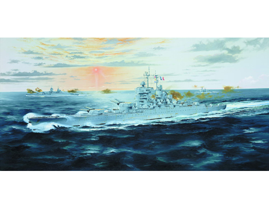 Trumpeter 1/700 French Battleship Jean Bart 1950