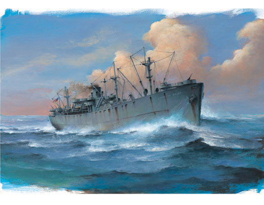 Trumpeter 1/700 SS John W. Brown Liberty Ship