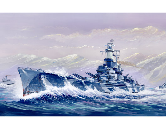 Trumpeter 1/700 USS Alabama (BB-60) - Click Image to Close