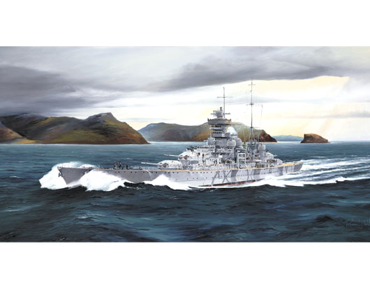 Trumpeter 1/700 German cruiser Prinz Eugen 1942