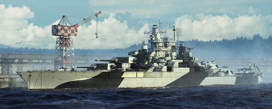 Trumpeter 1/700 USS Tennessee BB-43 1944