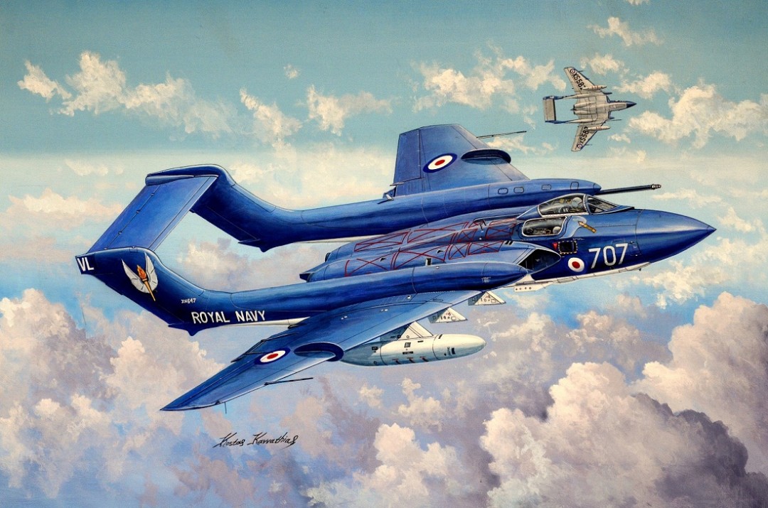 Trumpeter 1/48 de Havilland DH.110 Sea Vixen Faw.2 - Click Image to Close