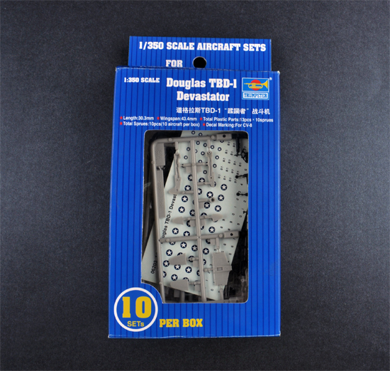 Trumpeter 1/350 TBD1 Devastator (10pcs./box) - Click Image to Close