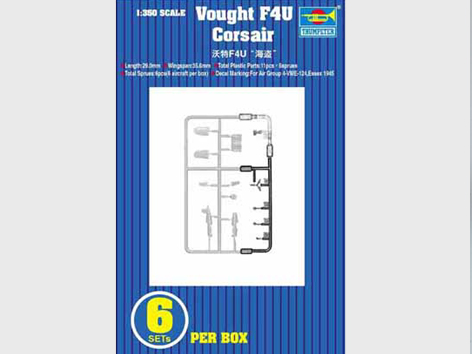 Trumpeter 1/350 F4U Corsair (6pcs. per box) - Click Image to Close