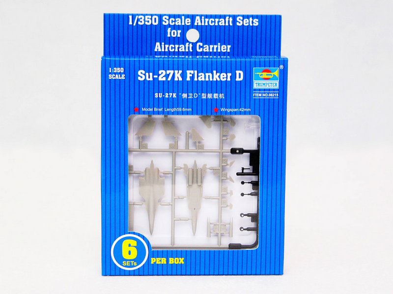 Trumpeter 1/350 Su-27K Flanker D (6pcs. per box)