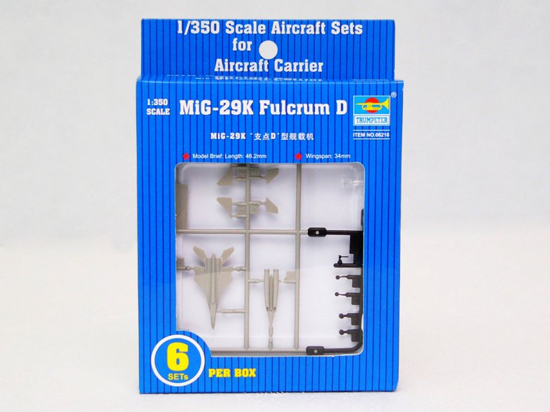 Trumpeter 1/350 MiG-29K Fulcrum D (6pcs. per box)