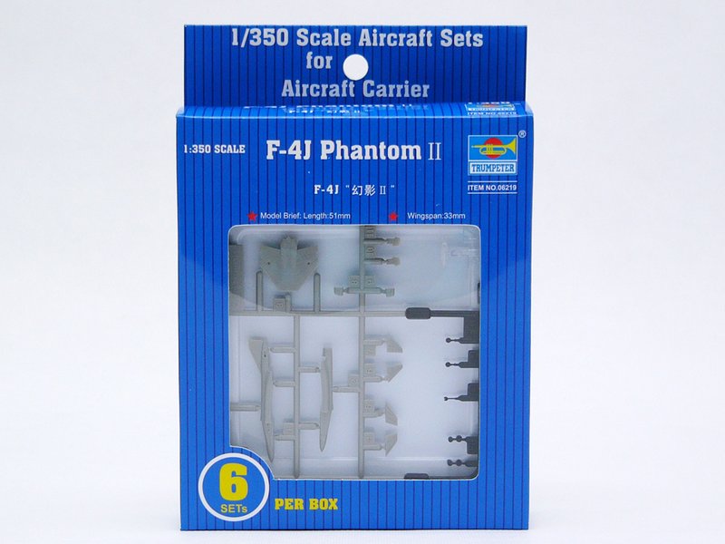 Trumpeter 1/350 F-4J Phantoms II (6pcs. per box)