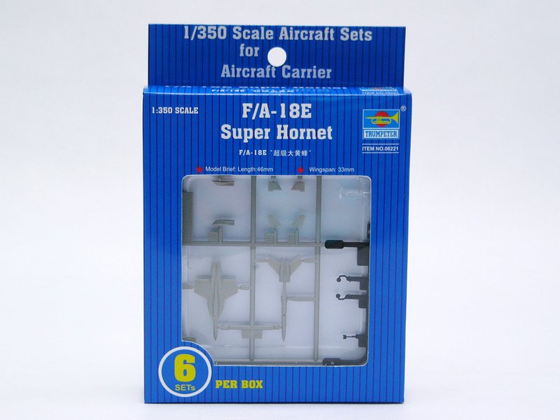 Trumpeter 1/350 F/A-18E Super Hornet (6pcs./box) - Click Image to Close