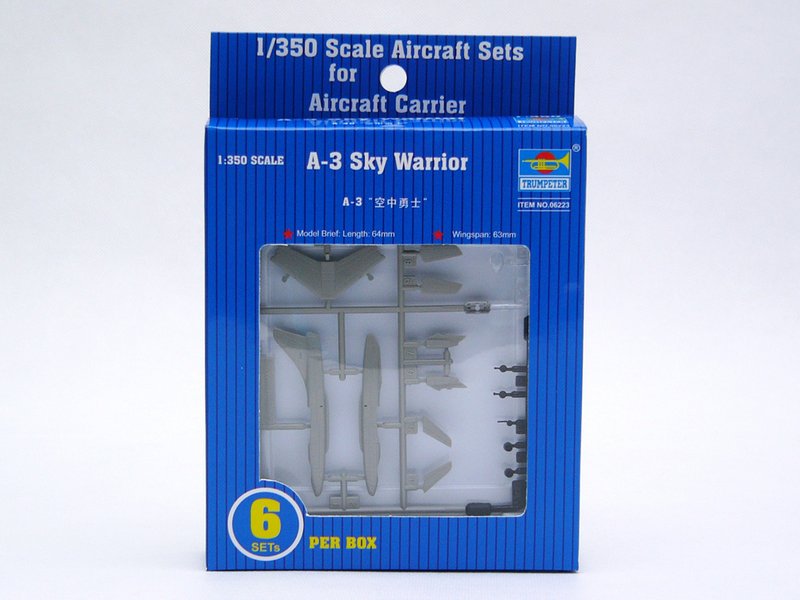 Trumpeter 1/350 A-3D Sky Warrior (6pcs. per box)