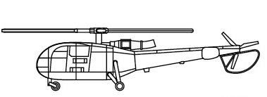 Trumpter 1/200 Alouette Helicopter