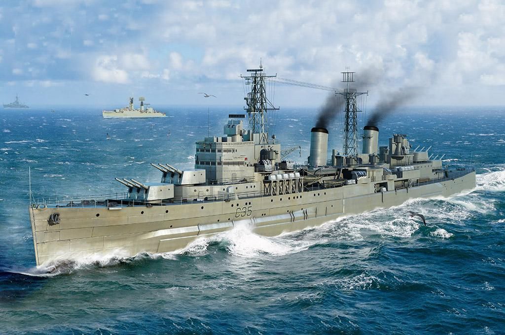 Trumpeter 1/700 Belfast 1959 Warship