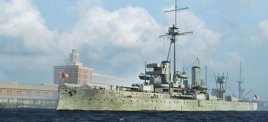 Trumpeter 1/700 HMS Dreadnought 1918 - Click Image to Close