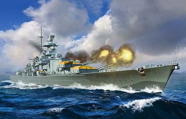 Trumpeter 1/700 German Gneisenau Battleship
