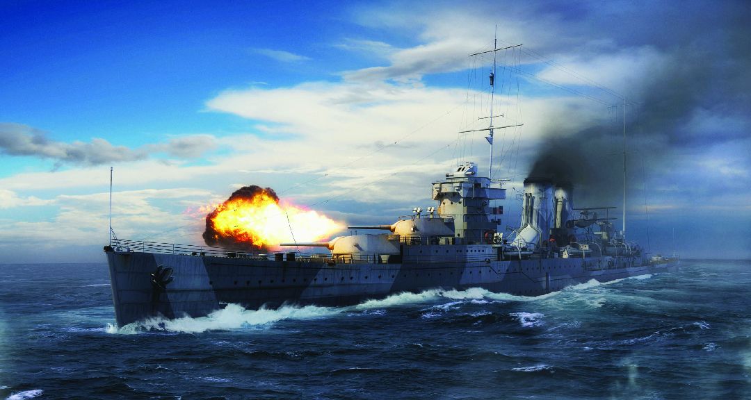 Trumpeter 1/700 HMS York British Heavy Cruiser - Click Image to Close